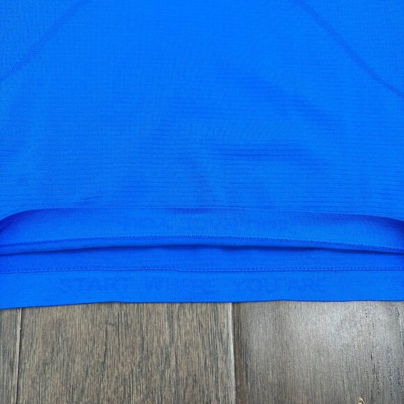 Lululemon Swiftly Tech Cropped Short-Sleeve Shirt 2.0 Pipe Dream Blue - Picture 5 of 7